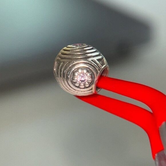 Pandora CZ Scroll Charm - Picture 5 of 6